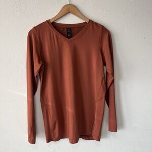 Virus Performance Compression Shirt Rust Men's Small Athletic Sport Gym